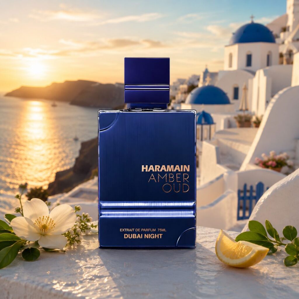 Amber Oud Dubai Night EDP 75ML long-lasting unisex perfume by Al Haramain