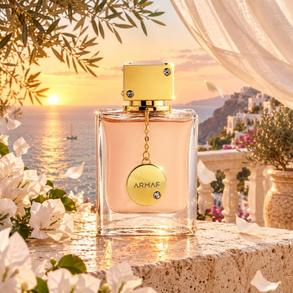 Armaf Club De Nuit Women EDP perfume bottle and retail box on a clean white background.