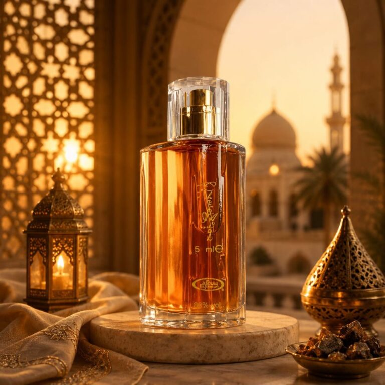 Premium Choco Musk EDP Spray by Al Rehab with elegant luxury presentation.
