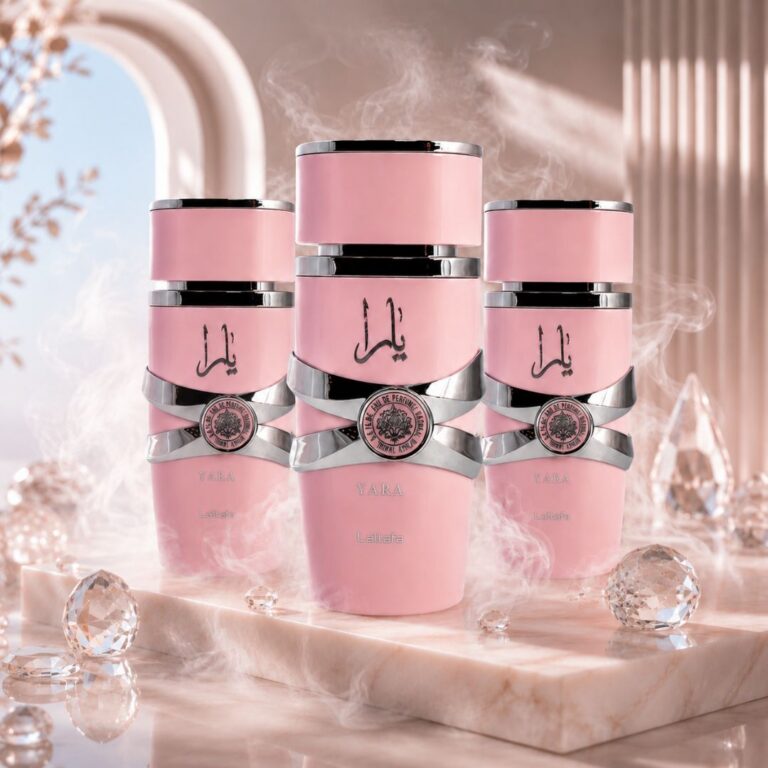 Lattafa Yara Eau de Parfum luxury women's perfume 100ml bottle.