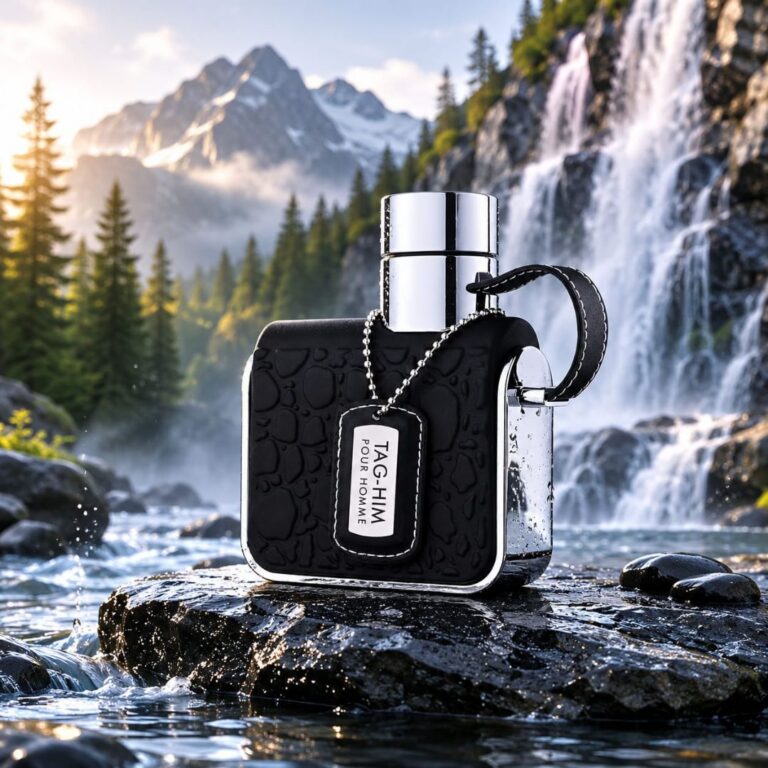 Premium Armaf Tag Him EDP luxury perfume bottle.